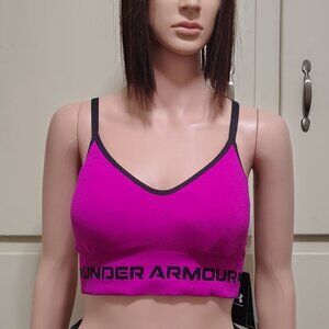 Under Armour Seamless Sports Bra, Medium, Long and Low, Violet
